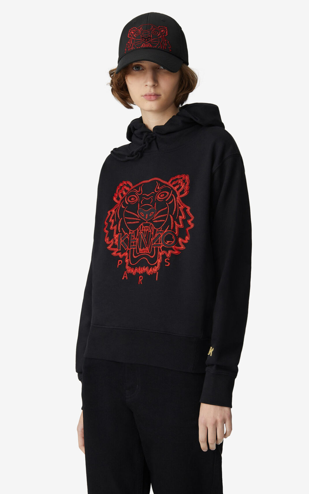 Moletom Kenzo Tiger Feminino - Pretas | 271TRAISQ